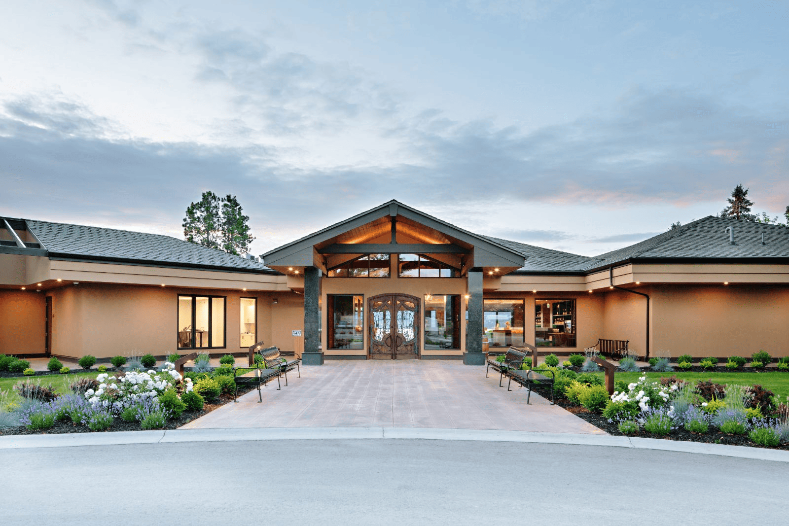 Frind Estate Winery — Residential to commercial winery tasting room conversion on Okanagan Lake by Eurohouse Studio