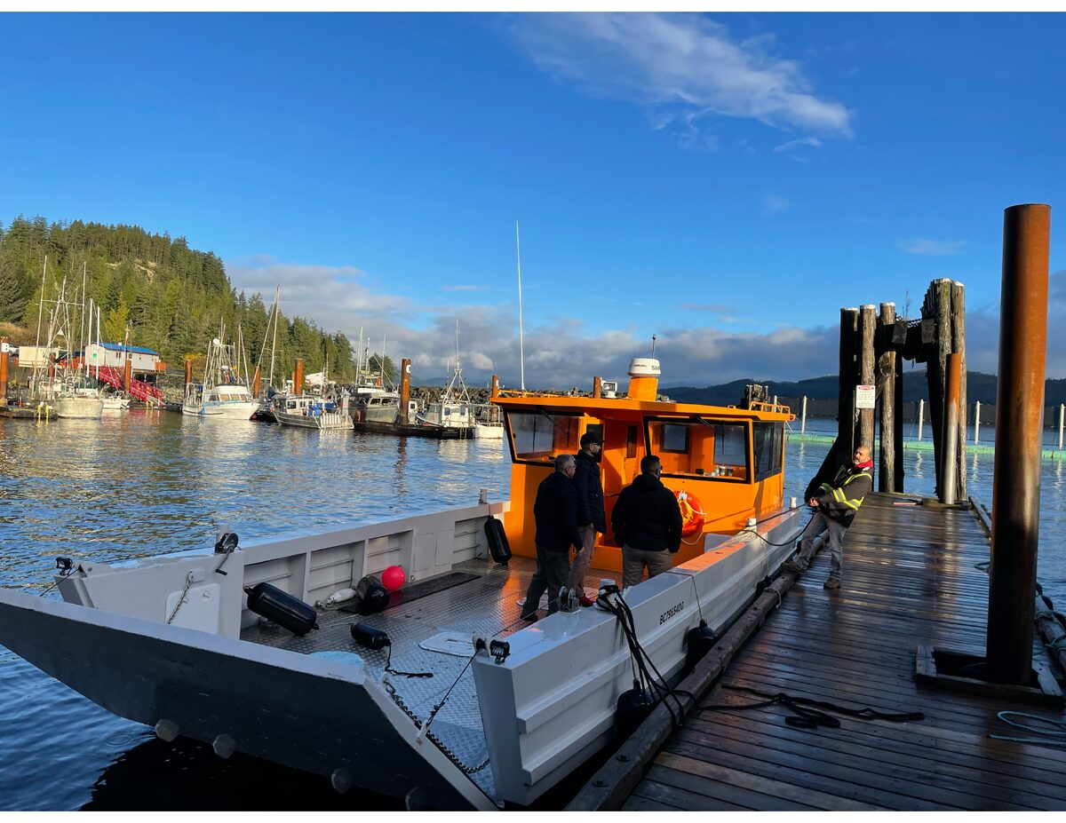 Custom landing craft for island construction