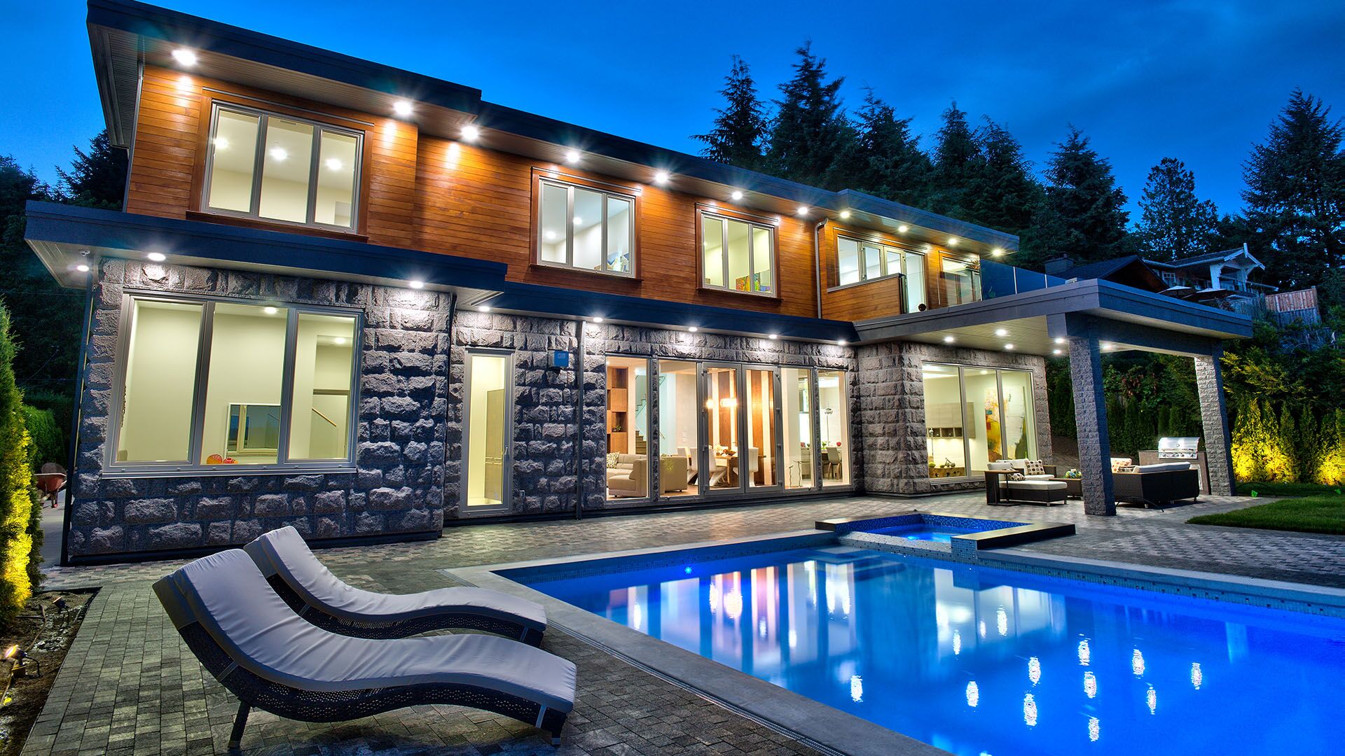 Rose Crescent — luxury custom home development in Sandy Cove, West Vancouver by Eurohouse Construction